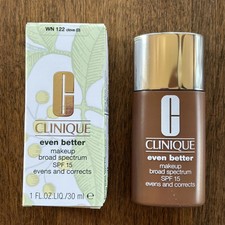 Clinique Even Better Makeup Broad Spectrum SPF 15 Foundation  WN 122 Clove D 