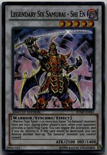 Legendary Six Samurai - Shi En Super Rare Ra Yellow Mega Pack RYMP-ENSE1 LP