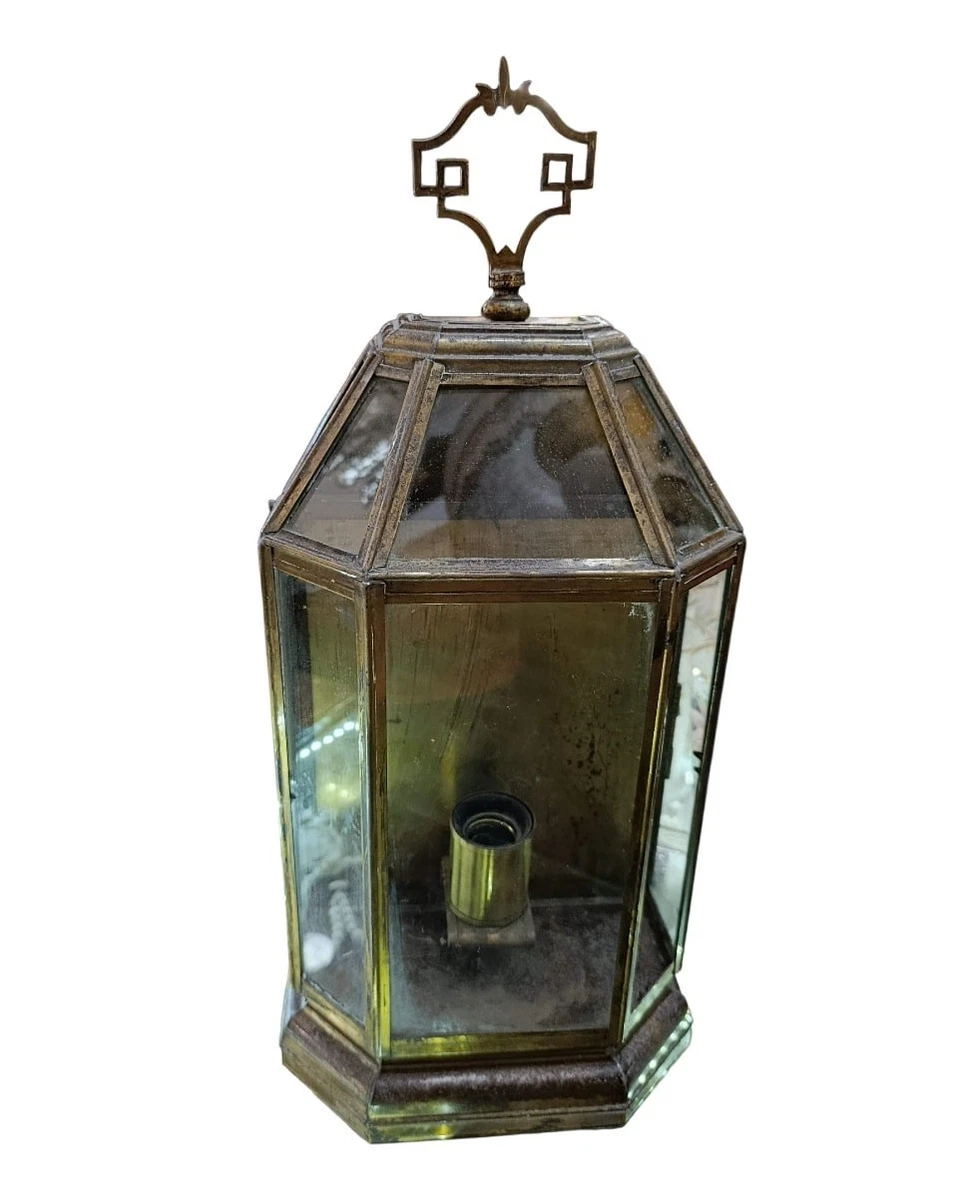Lanterne di Natale, candela natalizia vintage con lanterna di Babbo Natale a led lampada candele senza fuoco per le decorazioni da tavola delle vacanze di Natale (confezione da 4) | IT