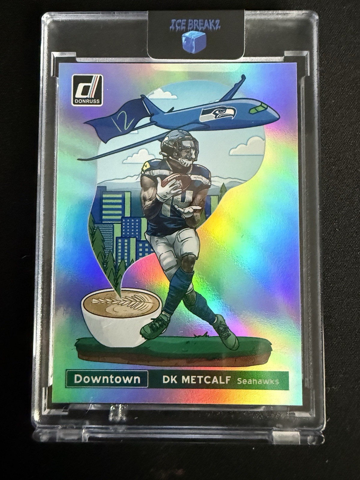 2021 Panini Donruss - Downtown! DK Metcalf #DT-32