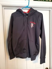 "Men's "Wisconsin Badgers" Zip Up Sweatshirt, Sz. M , READ Description