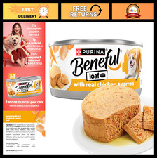 Real Chicken & Carrots Wet Dog Food Loaf - 5.5 oz Can, Pack of 12, Grain-Free 4.14 per gallon