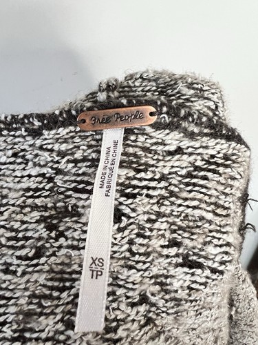 Free People Kai Tassel Hooded Cardigan Woman Size Xs Boho Spring - Picture 9 of 11