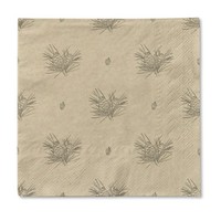 Traumduft 20 StüCk Servietten 3-Lagig Zirbe Natur 33X33 Cm Dekor Papierserviette