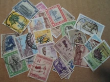 Collection lot 25 different stamps of South West Africa