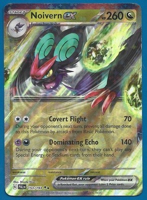 Pokémon - Noivern EX  153/193 Double Rare NM EN - Paldea Evolved