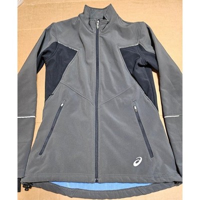 ASICS Performance  Softshell Reflective Jacket Zip-Up Insulated Size Small