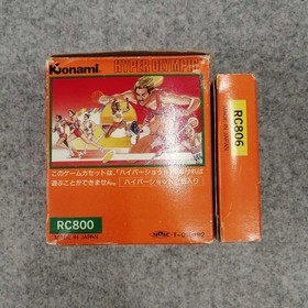 Famicom Software Model Hyper Olympic Hyper Sports Konami LOw19