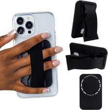 PRO Magsafe Compatible Magnetic Phone Grip W/Kickstand - Mount, Strap and Stand