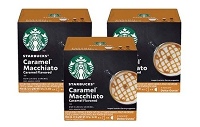 Starbucks Coffee by Nescafe 12 Count (Pack of 3), Caramel Macchiato