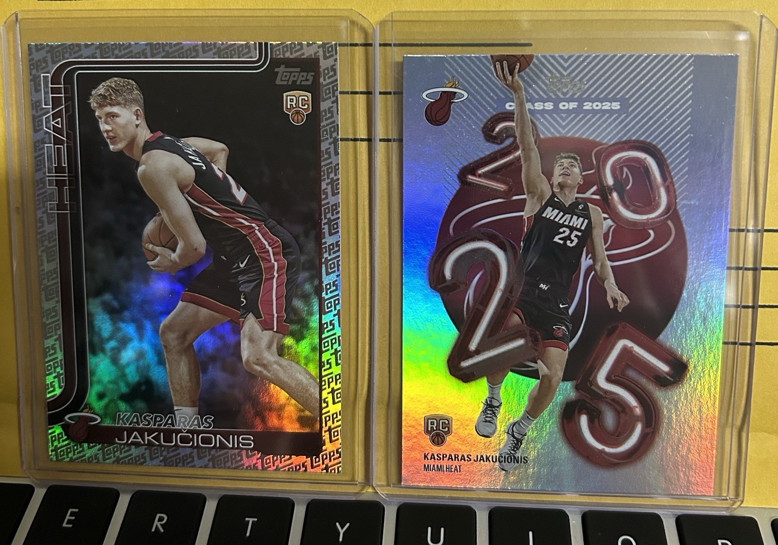 2025-26 Topps Kasparas Jakucionis SSP Class Of 2025 Rookie RC Heat Extra