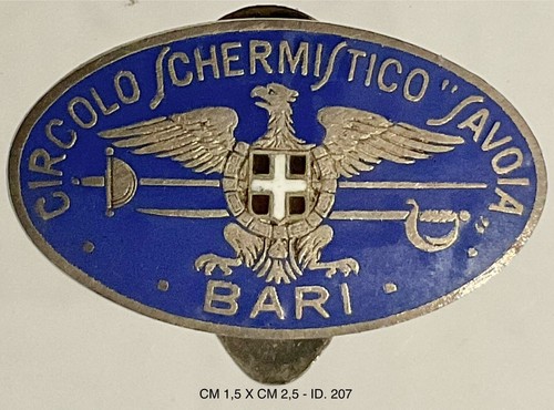 BARI CIRCOLO SCHERMISTICO SAVOIA DISTINTIVO CLUB SPORTIVO SCHERMA REGNO D’ITALIA - Bild 5 von 6