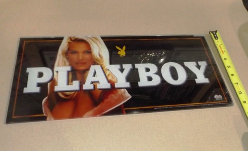 2003 PLAYBOY Original Bally Casino Slot Machine Belly Glass 19.5" x 9" - Picture 3 of 7