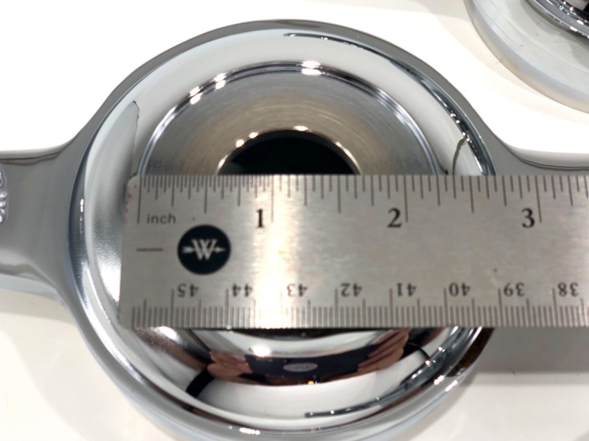 Zenith Cut Chrome Knock-Off Spinners for Lowrider Wire