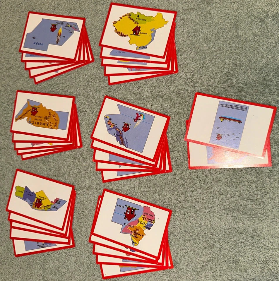 ¿Dónde en el mundo está Carmen Sandiego? Tarjetas de región de PC de repuesto Jr Det Ed Foto 2 de 4