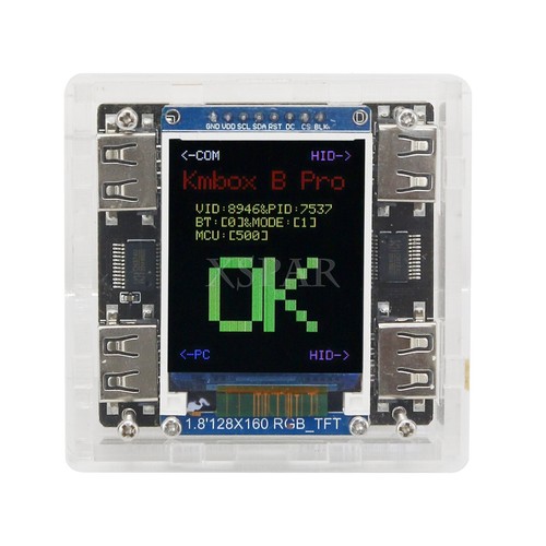 Kmbox B+ (Pro) Keyboard Mouse Controller with Screen for DMA and Dual Computer - 第 9/9 張圖片