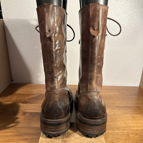 FREEBIRD by Steven Tall Leather Boots Men’s 13 Cap Toe Side Zip NICE! RARE! NEW! - Picture 9 of 18