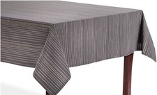 Threshold Gray Stripe Tablecloth 52" x 70" from Target NEW