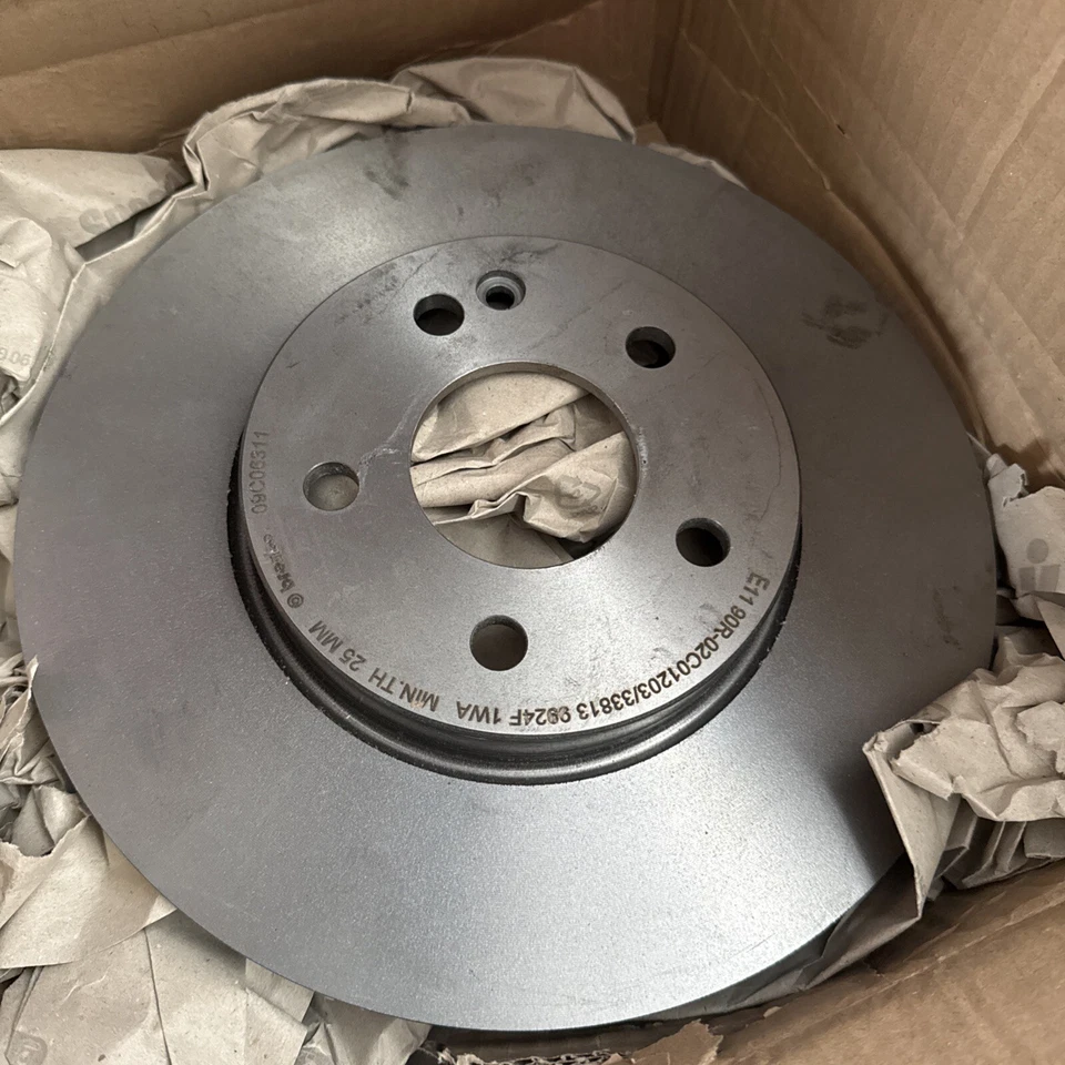 Par de discos de freno Brembo X2 ventilados para VITO W447 delanteros 2019 en EM780.701 300 mm Foto 2 de 2