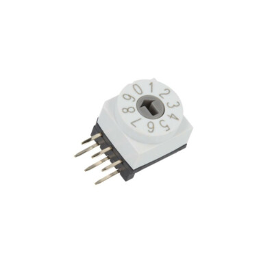TDR-10H1 Kodierschalter DEC/BCD Pos: 10 THT RKontakt max: 80mΩ 7Ncm SUNGMUN ELEC