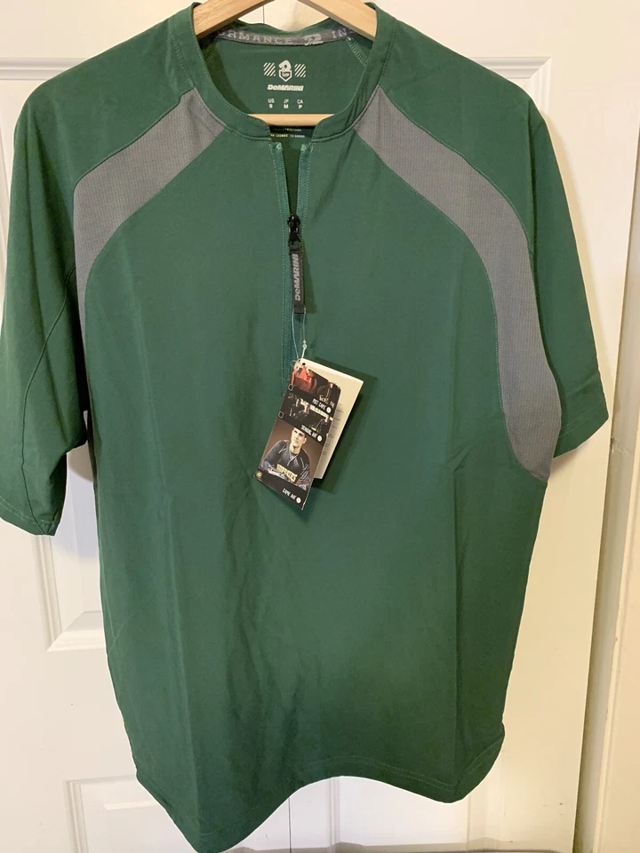 Nueva Camisa Demarini Para Hombres Talla S Jaula de Bateo Verde Nueva Con Etiquetas Foto 3 de 4