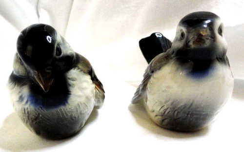 Goebel Germany Porcelain Sparrow Birds Bone China Set of 2 Vintage Figurines - Picture 4 of 23