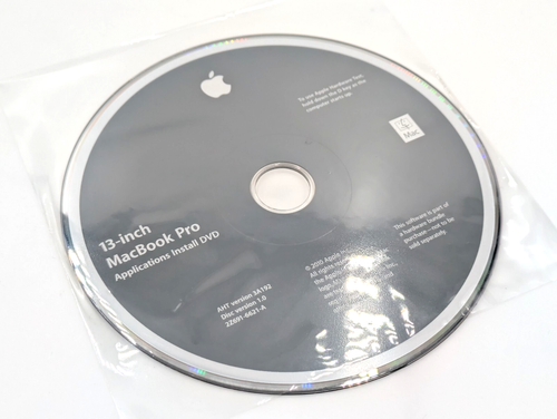 Apple 13-inch MacBook Pro Mac OS X 10.6.3 Install + Applications 2 Discs TESTED - Picture 3 of 3