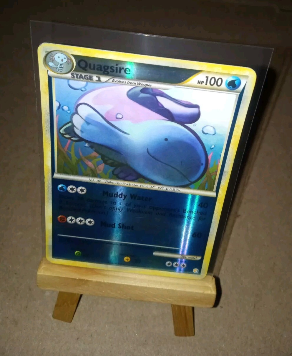Quagsire 9/123 MP Heartgold & Soulsilver Reverse Holo Pokemon TCG