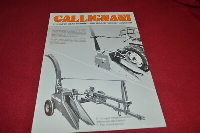 Gallignani P.12 Super Forage Harvester Dealers Brochure CDIL ver2