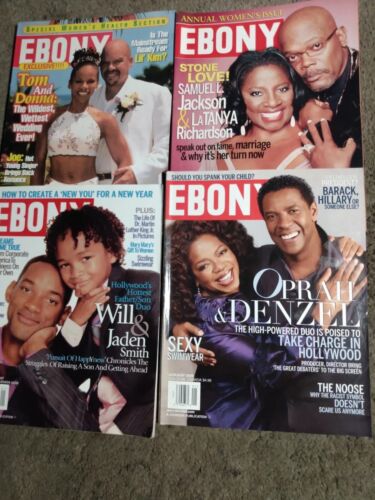 Ebony Magazine lot - Oprah, Denzel, Will, Samuel (2000 - 08) - Picture 1 of 1