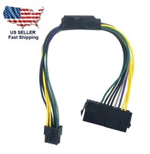 24 Pin to 8 Pin ATX Power Supply Adapter Cable for DELL OptiPlex PC Computers