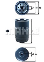 Mahle Kraftstofffilter Ø 80,1 Mm (Kc 503D) FüR Hyundai I40 I30 Grand Santa Fé