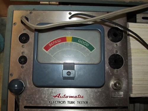 Vintage RCA WT-110A Card Tube Tester - Picture 5 of 11
