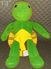 Franklin Turtle Vintage 1986 Stuffed Talking Plush Character Toy 14" WORKS