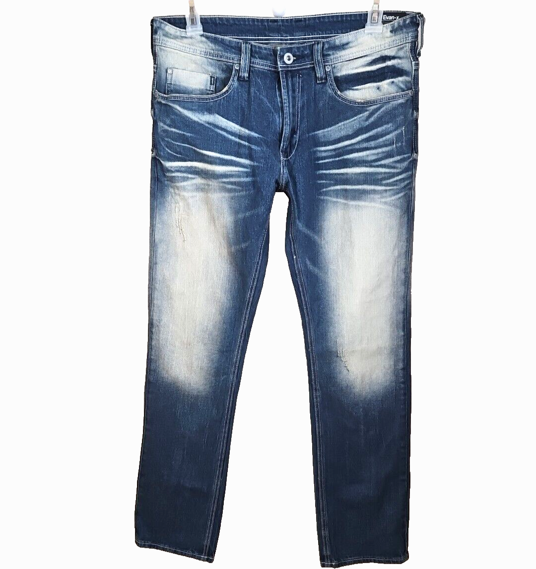 Buffalo David Bitton Jeans Evan X Mens Size 34X32 Distressed