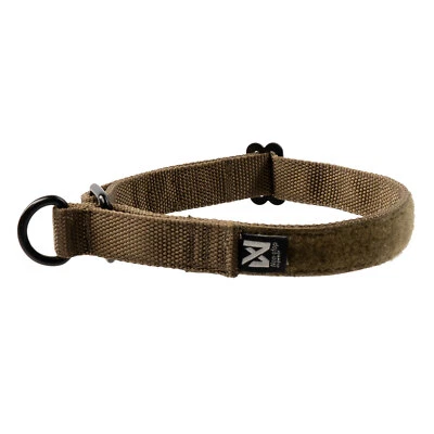 Non-stop dogwear Solid adjustable collar WD olive, one size |4018|Working Dog