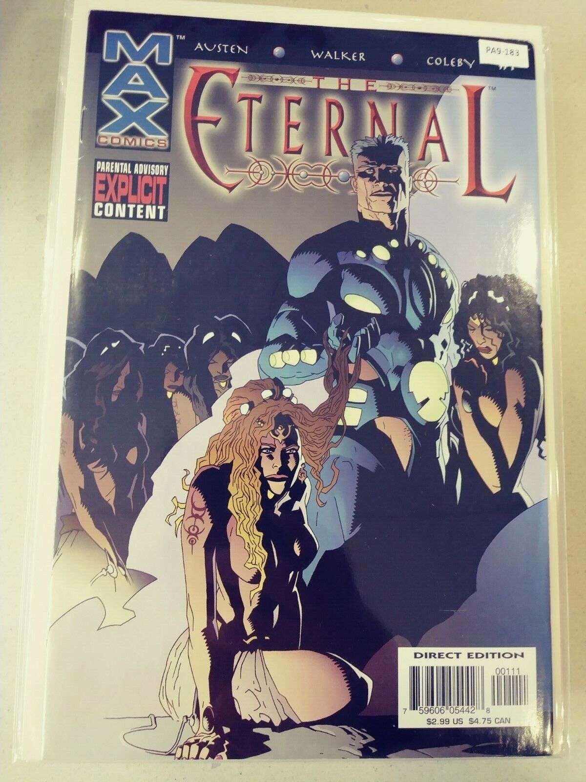 Eternal #1 2003 High Grade 7.5 Max Comics (Marvel) Comic Book PA9-183
