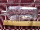 VINTAGE WILDROOT CLEAR GLASS ROUND BOTTLE NO CRACKS OR CHIPS 7" X 3" — photo 1