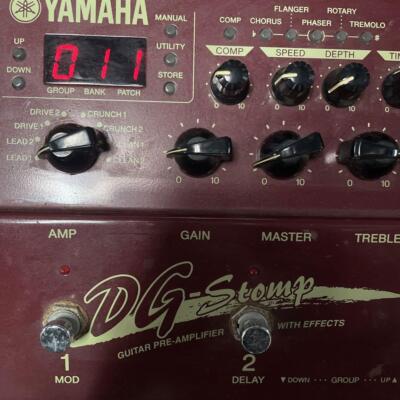 YAMAHA DG-STOMP Guitar Pre Amplifier With Effects Multi Effector