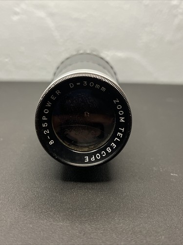 VINTAGE ZOOM TELESCOPE TELESKOP 8-25 POWER D = 30 mm - Picture 5 of 11