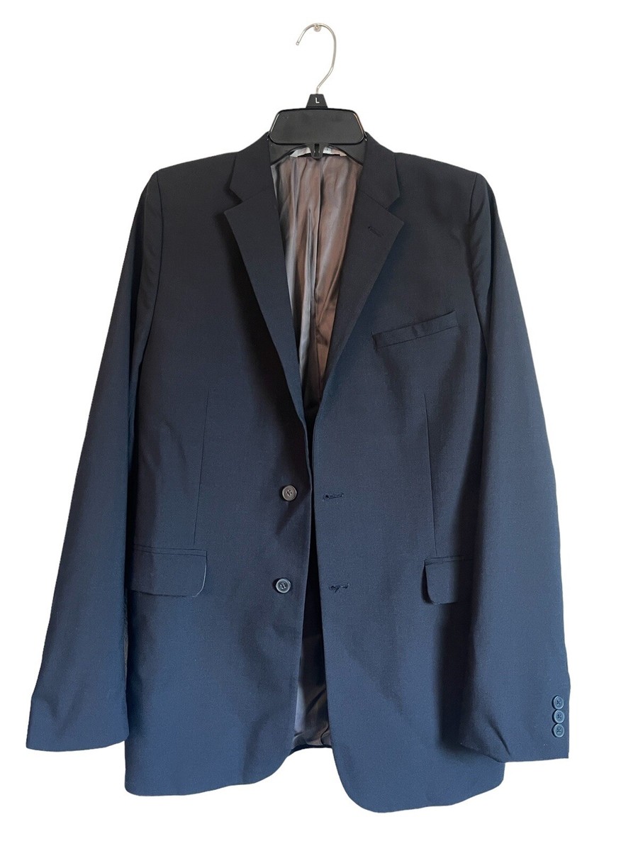 Nordstrom Mens Wool Blend Formal Sport Coat Blazer Jacket Size 22 Button  Close