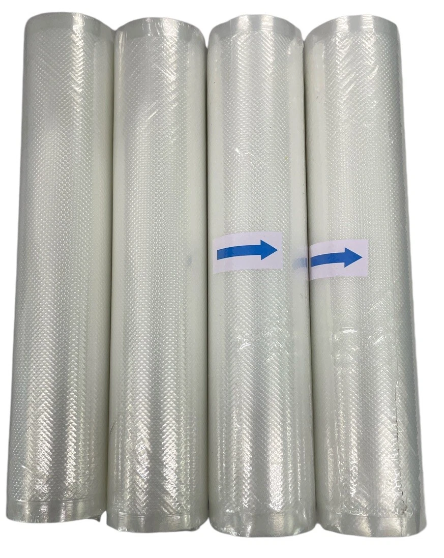 4 Rolls Vacuum Sealer Bags Roll Food Seal Storage Bag Saver 11"x20"