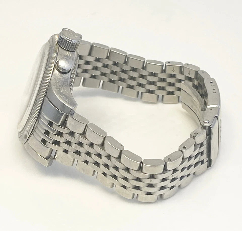 Mens Oris Automatic Big Crown Telemeter Chronograph 7569 Stainless Wrist Watch - Image 2 of 4