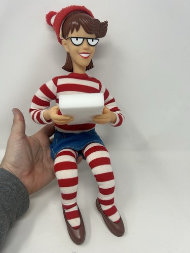 VINTAGE 1991 WHERE'S WALDO WENDA PUPPE 20" BEWEGLICH BIEGBAR Lehrer Display - Bild 17 von 19