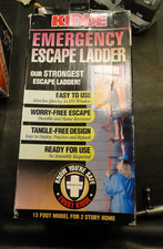Kidde 2 Story 13 Feet Fire Escape Ladder Model KL-2S NEW in Open Damaged  Box