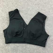 Tommie Copper Sports Bra Womens 3XL Activewear Shoulder Support Zip Front Gym