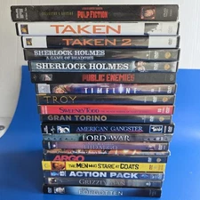 Lot 19 Mixed Genre DVDs Pulp Fiction, Lord of War,Timeline See photos for titles