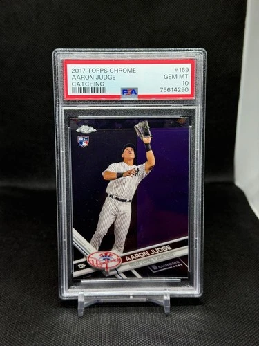 Aaron Judge 2017 Topps Chrome Rookie #169 - PSA 10 - GEM MINT - Yankees