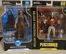 Peacemaker & Alfred Pennyworth McFarlane Toy DC Multiverse Deluxe Theatrical Ed.
