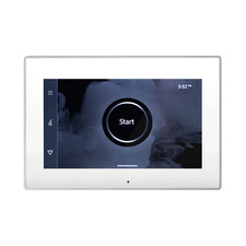 Mr. Steam ISTEAMXWHBN iSteamX Steam Control w/ SteamHead White x Brushed Nickel